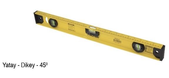 Proter PR 40 TP 40cm Mastarlı Profil Su Terazisi