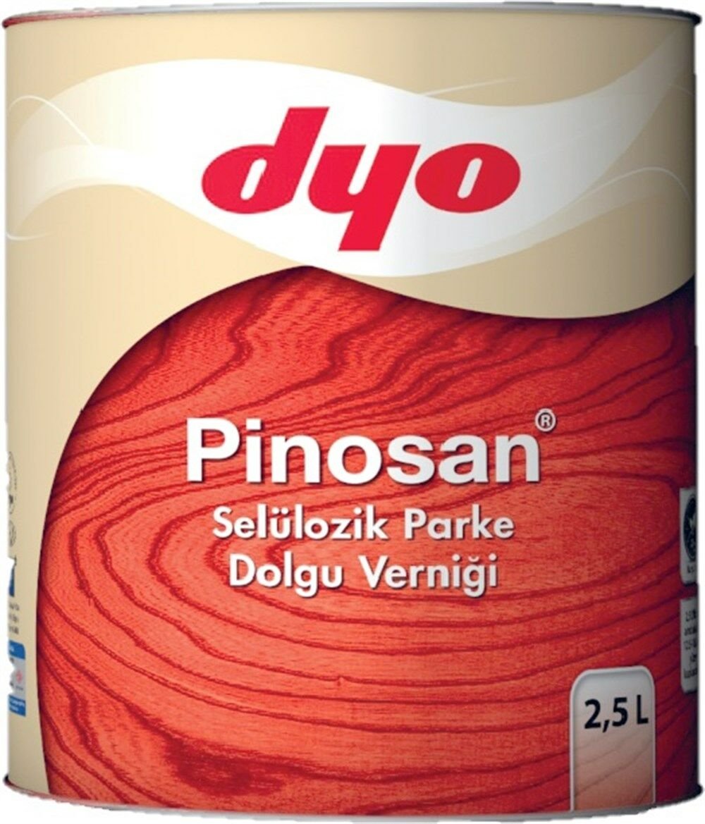 Dyo Pinosan Selülozik Parke Dolgu Verniği 2,5 Lt