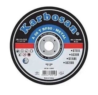 Karbosan 180mm Metal Kesme Diski Karbosan Kesici Taş
