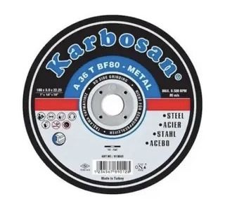 Karbosan 230mm Metal Kesme Diski Karbosan Kesici Taş