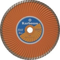 Karbosan 115mm Turbo Kanallı Elmas Kesici Disk Karbosan 115mm Mermer Kesici