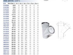 Fıratboru Pvc Dublex 110x75 Çatal 110’Dan 75’e Çatal