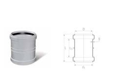 Fıratboru Pvc Dublex 110x110 Atık Su Kayar Manşon 110’Luk Kayarmanşon
