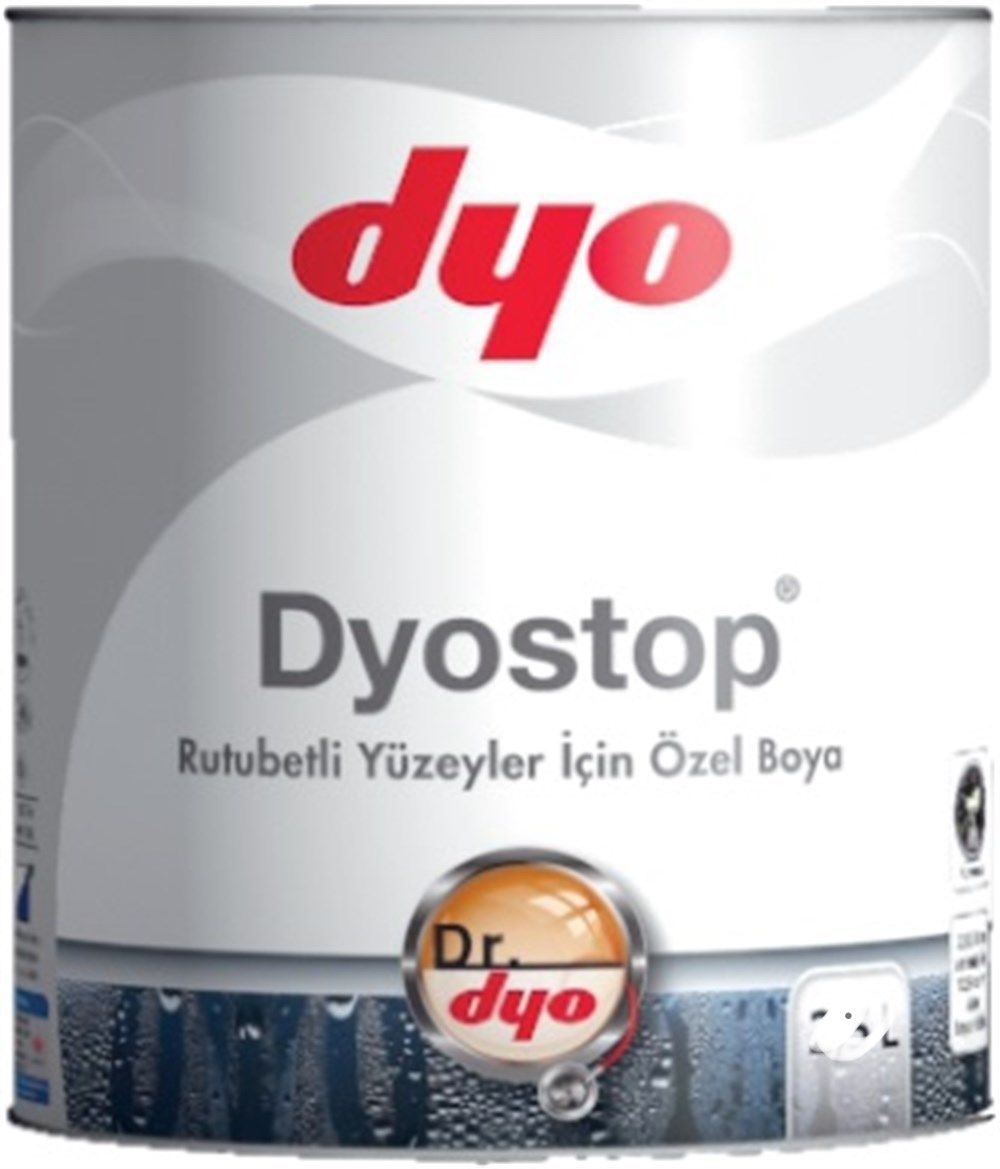 Dyo Dyostop Rutubetli Yüzeyler İçin Özel Boya 0,75 Lt Küf Boyası