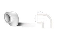 Fıratboru Pprc 40 Mm Dirsek 90° 40’Lık Yapışma Dirsek