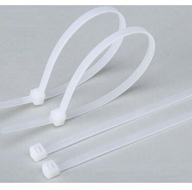 Beyaz Kablo Bağı 2.5x250 Mm Cırt Kelepçe