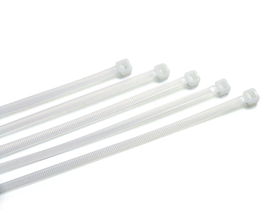 Beyaz Kablo Bağı 2.5x250 Mm Cırt Kelepçe