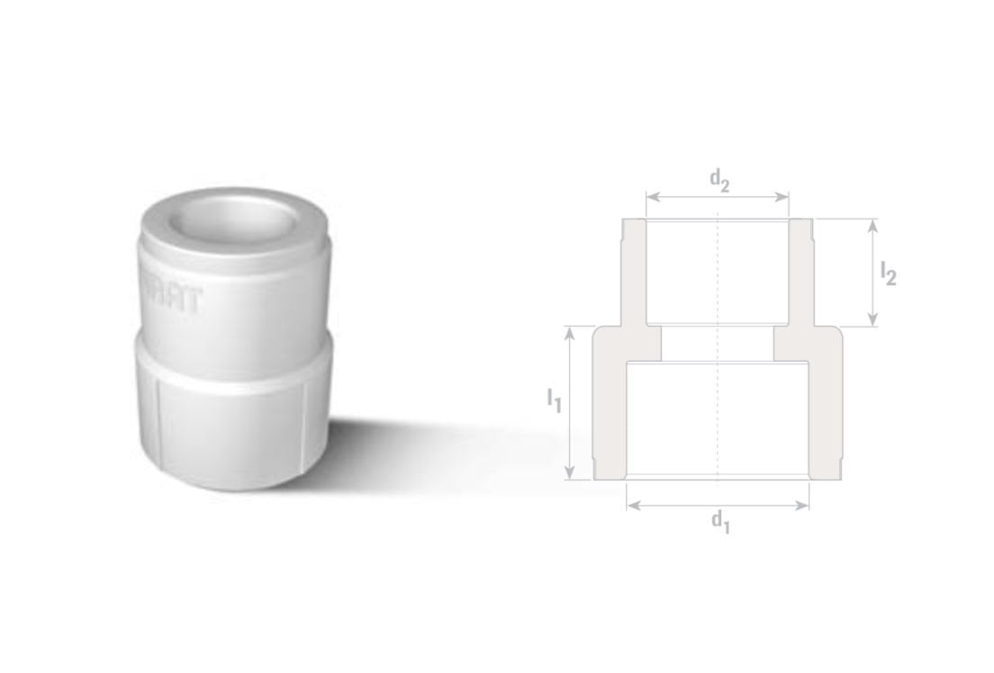 Fıratboru Pprc 25x20 Mm  Redüksiyon 25x20 Yapışma Redüksiyon
