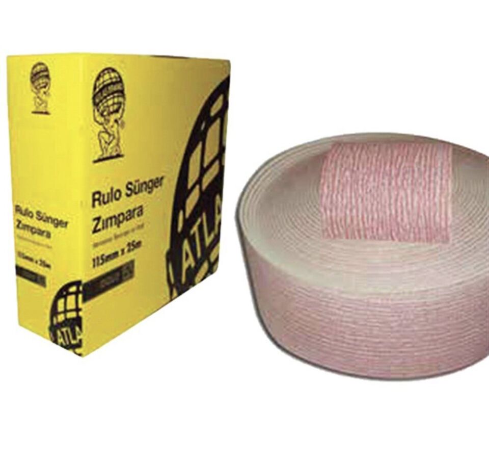 Rulo Sünger Zımpara 115mm x 1m 220 Kum 1 Metre