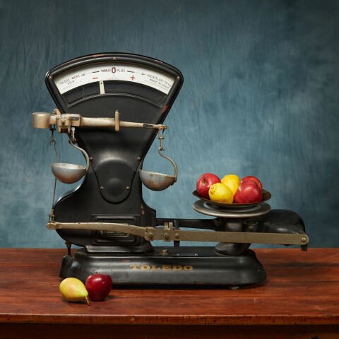 Toledo Scales with Brass Accessories