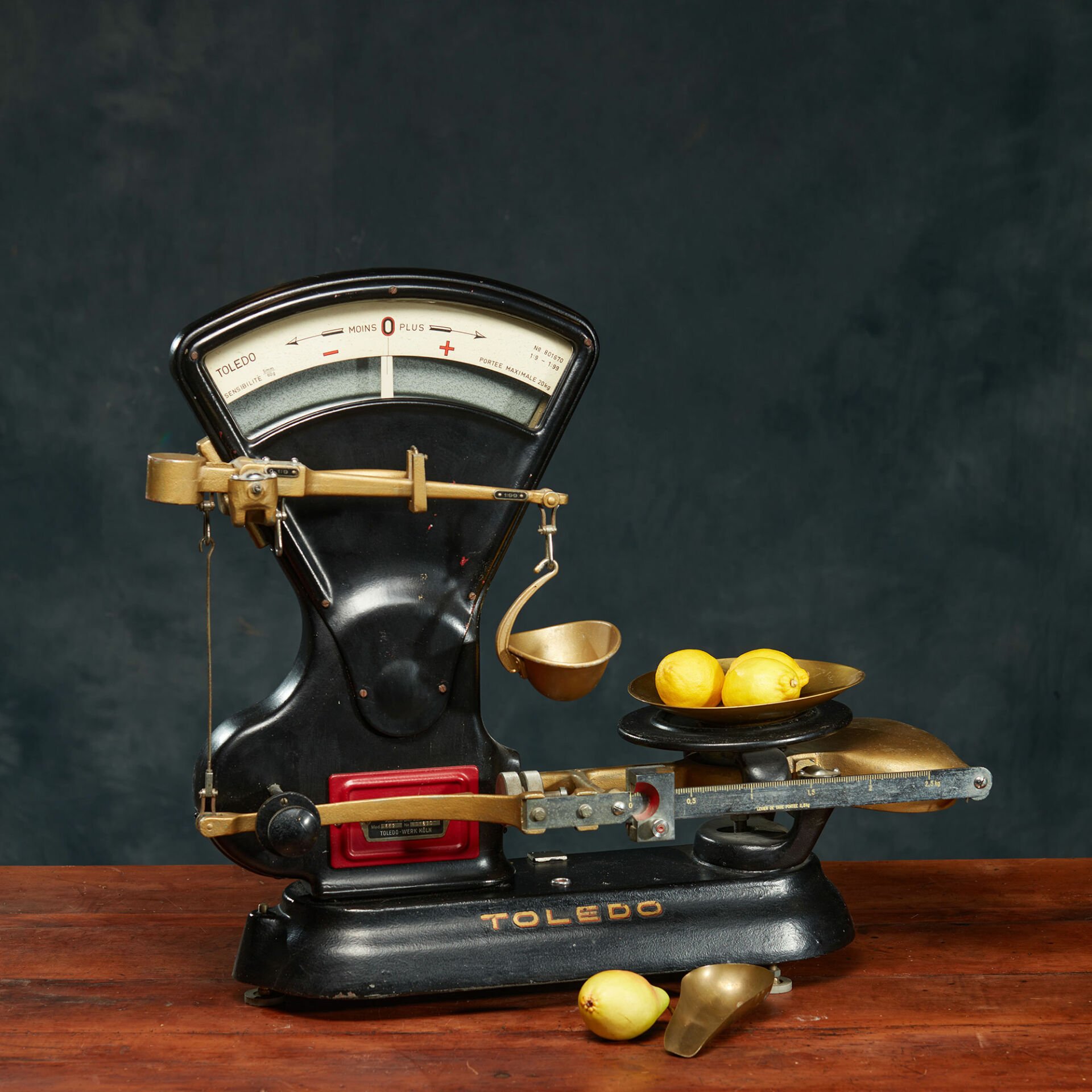 Toledo Scales with Brass Accessories