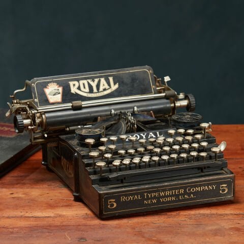 Royal 5 NY Typewriter