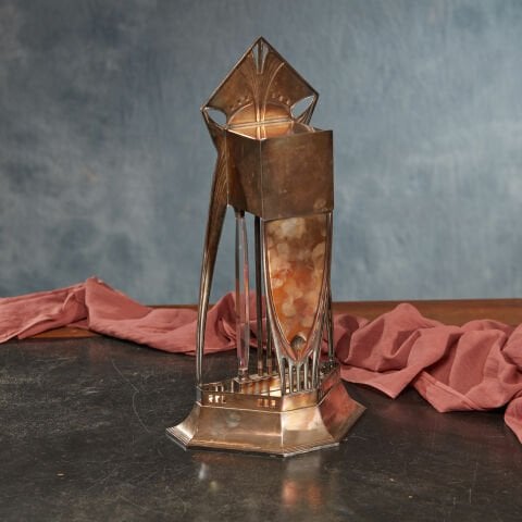 Art Deco Metal Clock