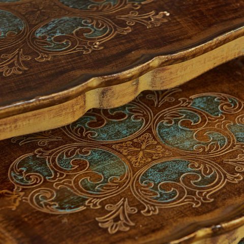 Foiled Triple Nesting Table