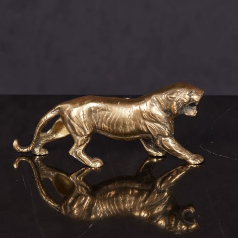 Brass Cast Panther