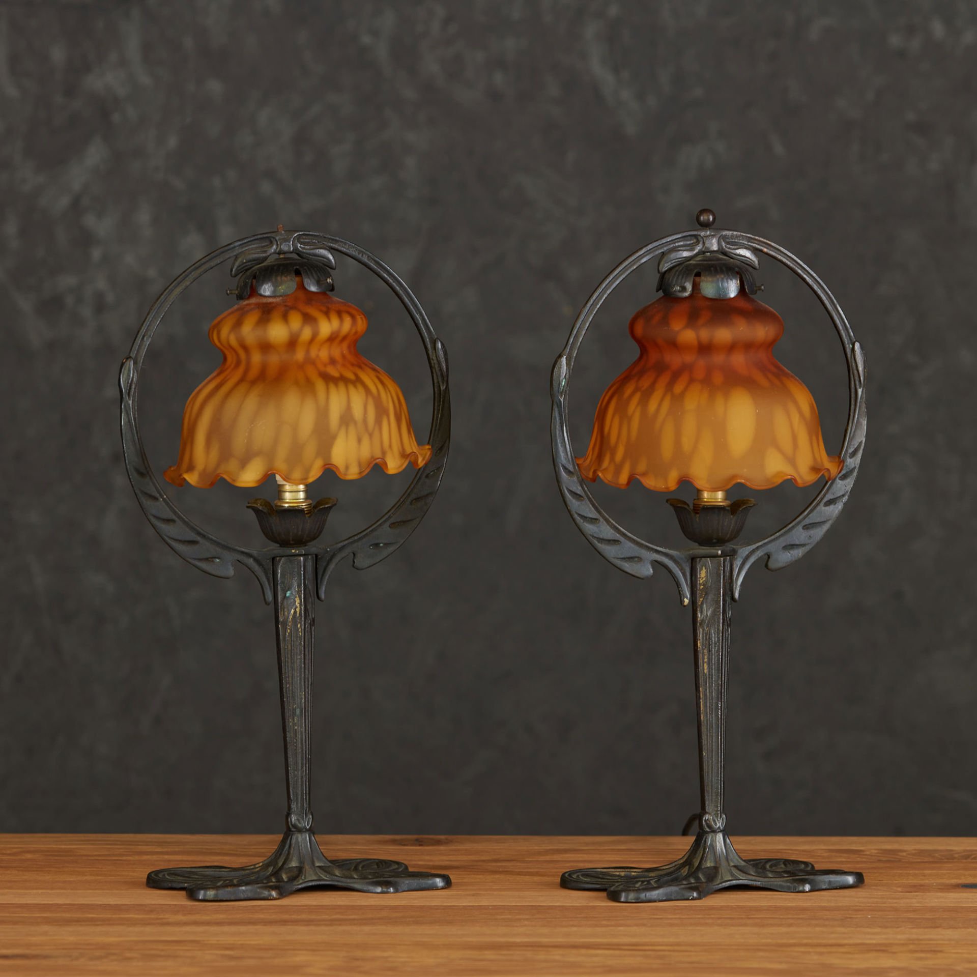 Art Nouveau Çift Aydınlatma