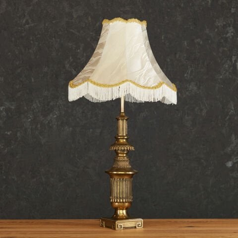 Pirinç Gövdeli Abajur