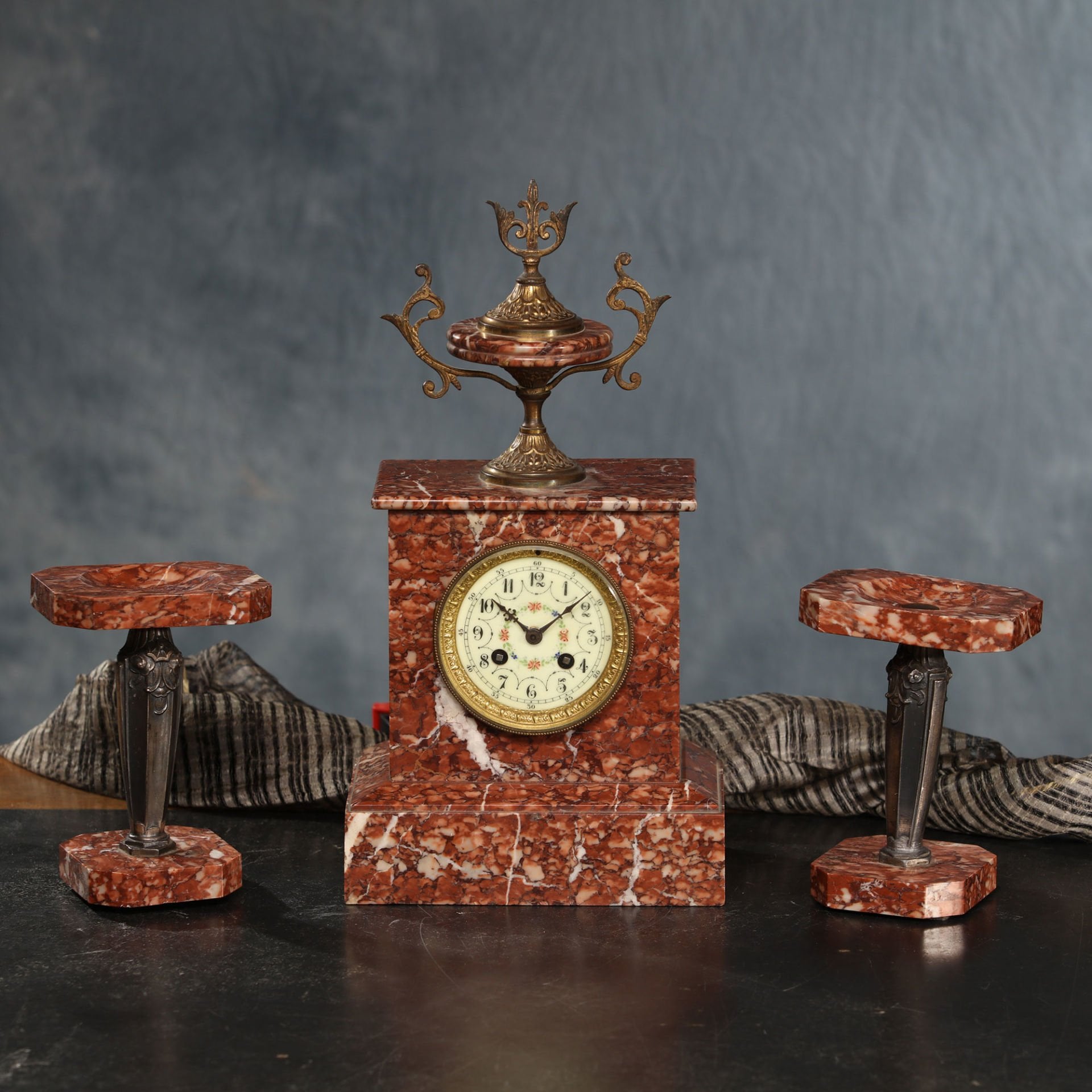 Fireplace Clock Set