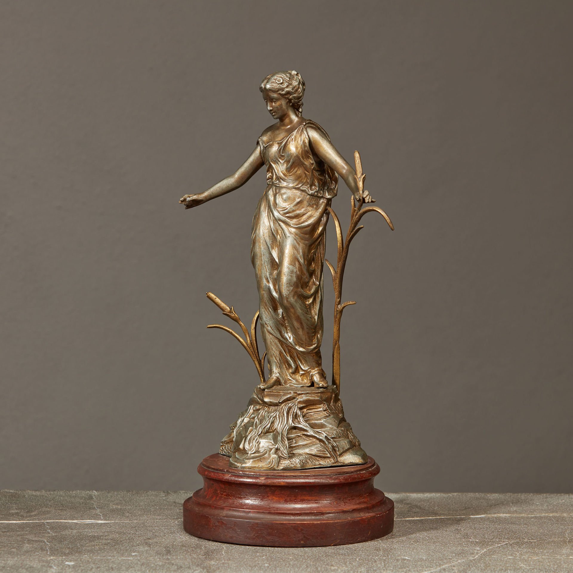 Reeds and Woman Sculpture