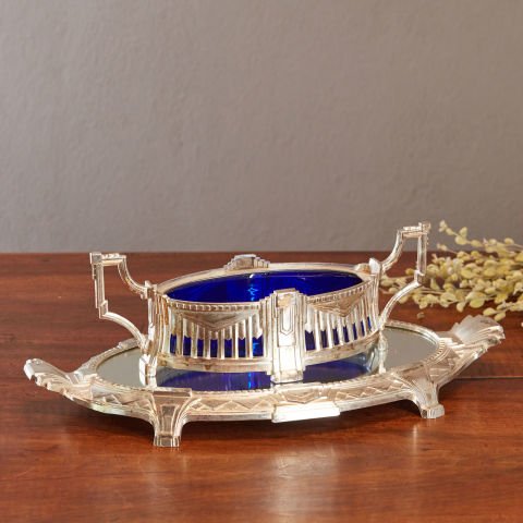 Kobalt Camlı Jardinyer