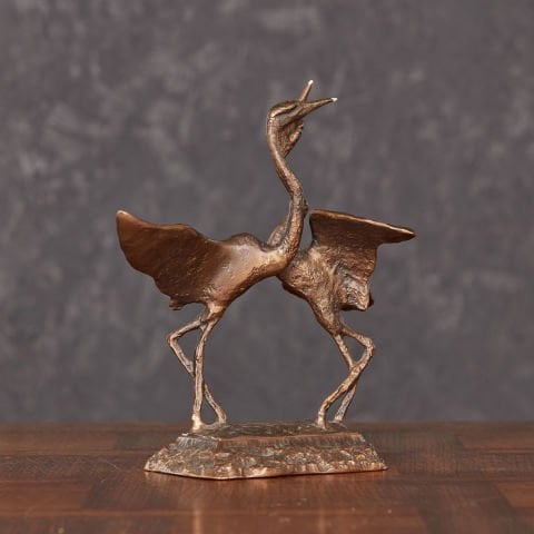 Double Crane Figurine