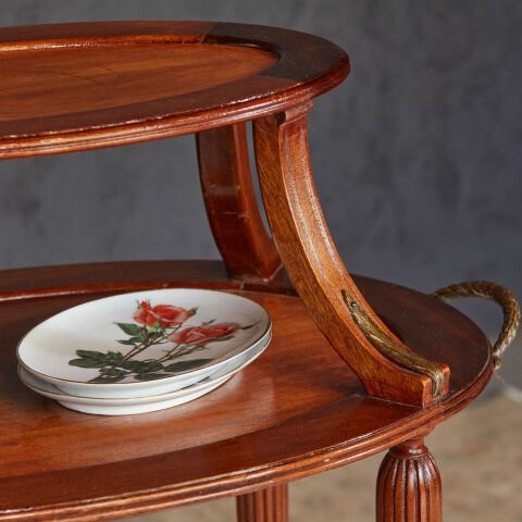 Çift Katlı Servis Sehpası