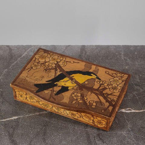 Art Nouveau Ahşap Kutu