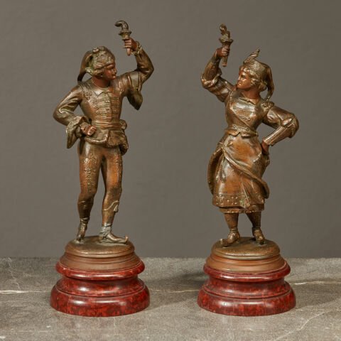 Çift Dans Eden Figür Heykeli