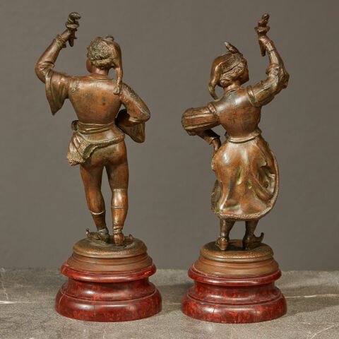 Çift Dans Eden Figür Heykeli