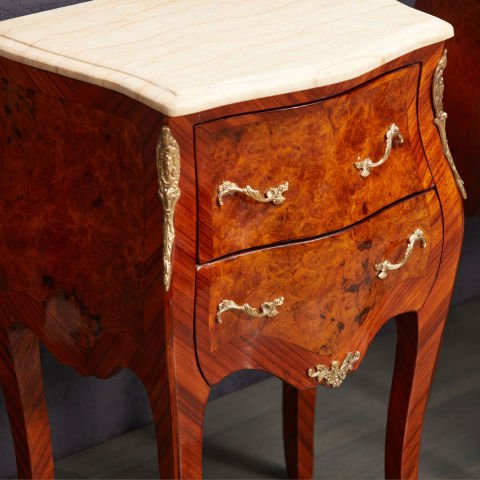 Louis XV Çift Komodin