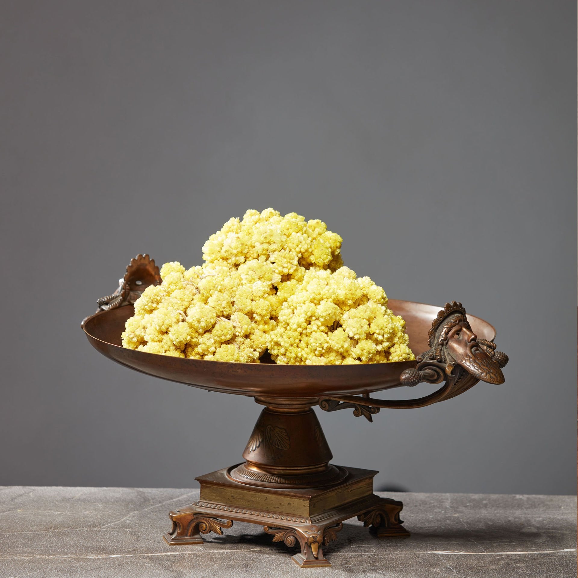 Émile Louis Picault Bronze Serving Bowl