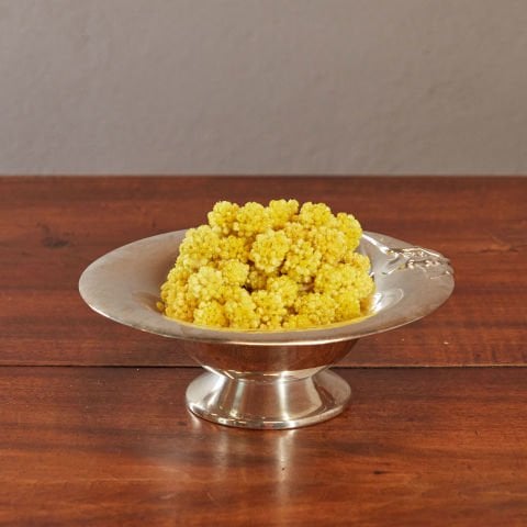 Dish with Flower Relief on the Edge
