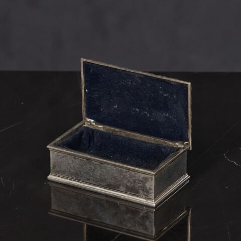 Jewelry Box With Hinged Lid
