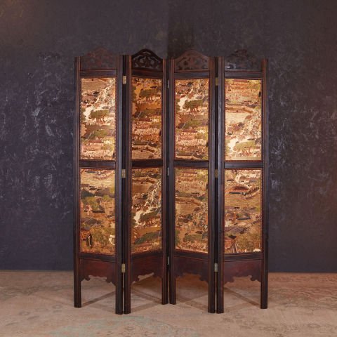 4 Panel Far East Screen