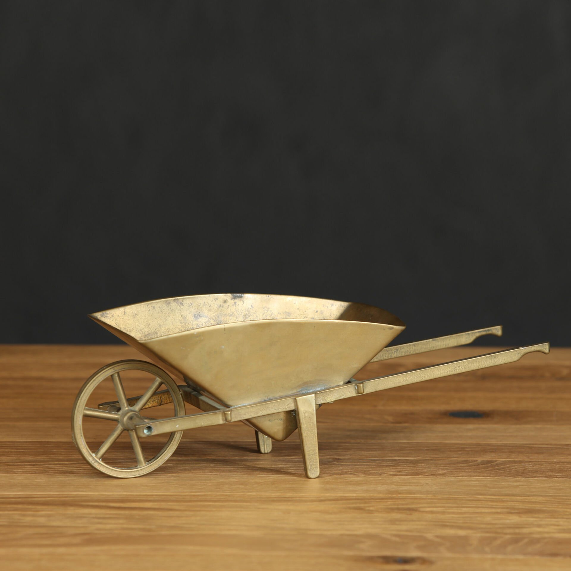 Brass Wheelbarrow