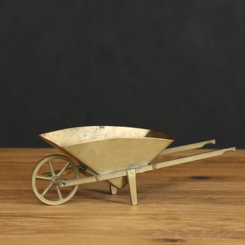 Brass Wheelbarrow