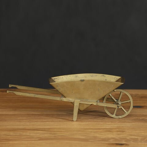 Brass Wheelbarrow