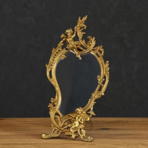 Rokoko Bronz Ayna