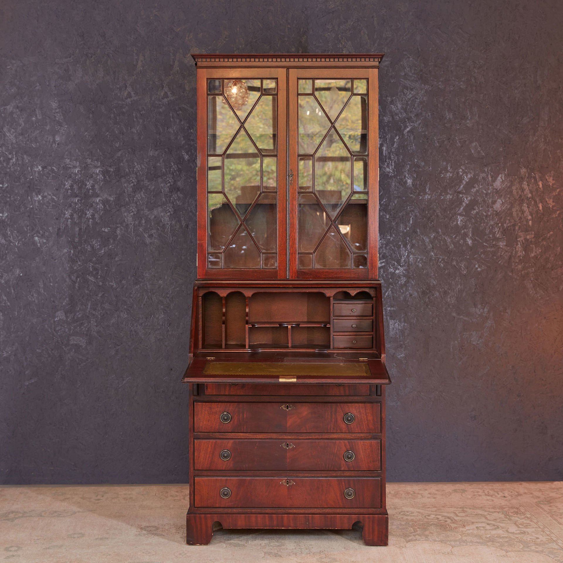 Edwardian Style Desk and Bookshelf