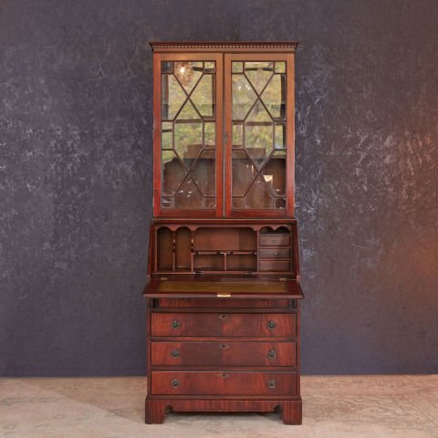 Edwardian Style Desk and Bookshelf