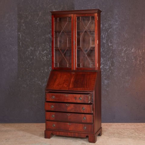 Edwardian Style Desk and Bookshelf