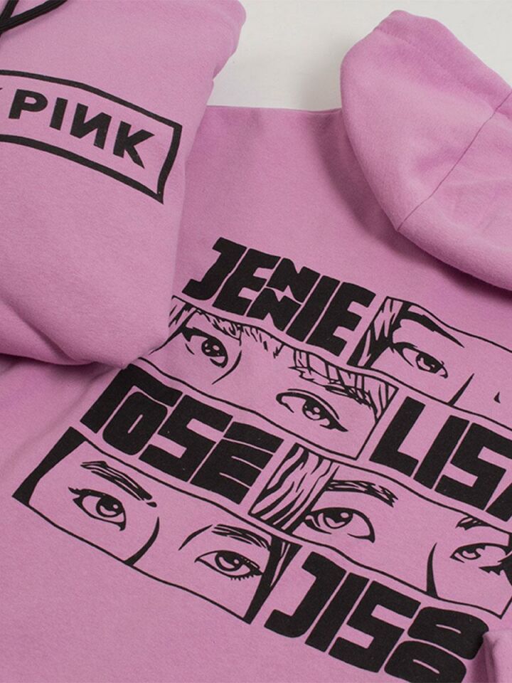 Black Pink Müzik Sweatshirt Hoodie 8627