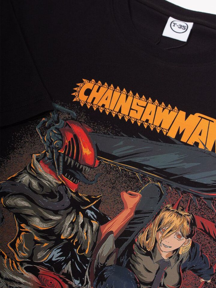 Chainsaw Man Anime Unisex Tişört NT258
