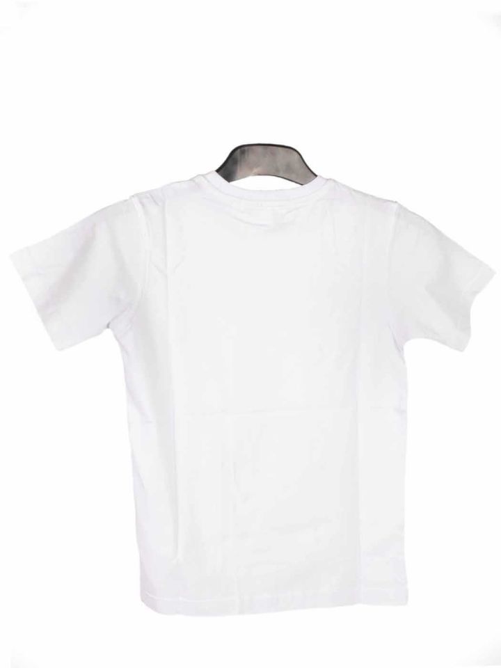 Beyaz Düz Basic Unisex Çocuk Tişört