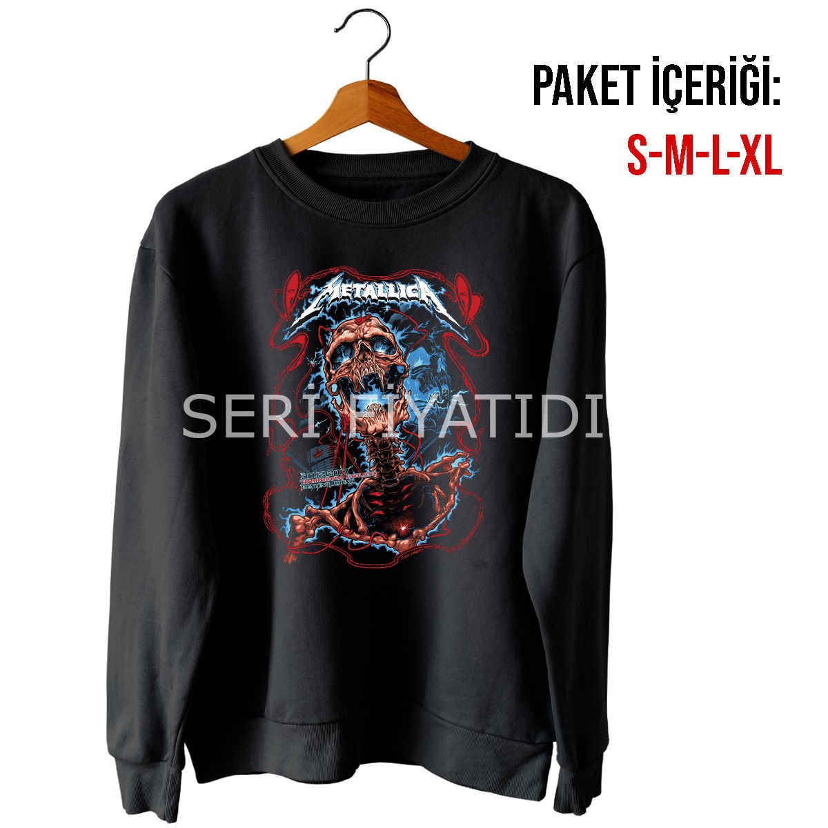 Metallica Unısex Sweatshirt