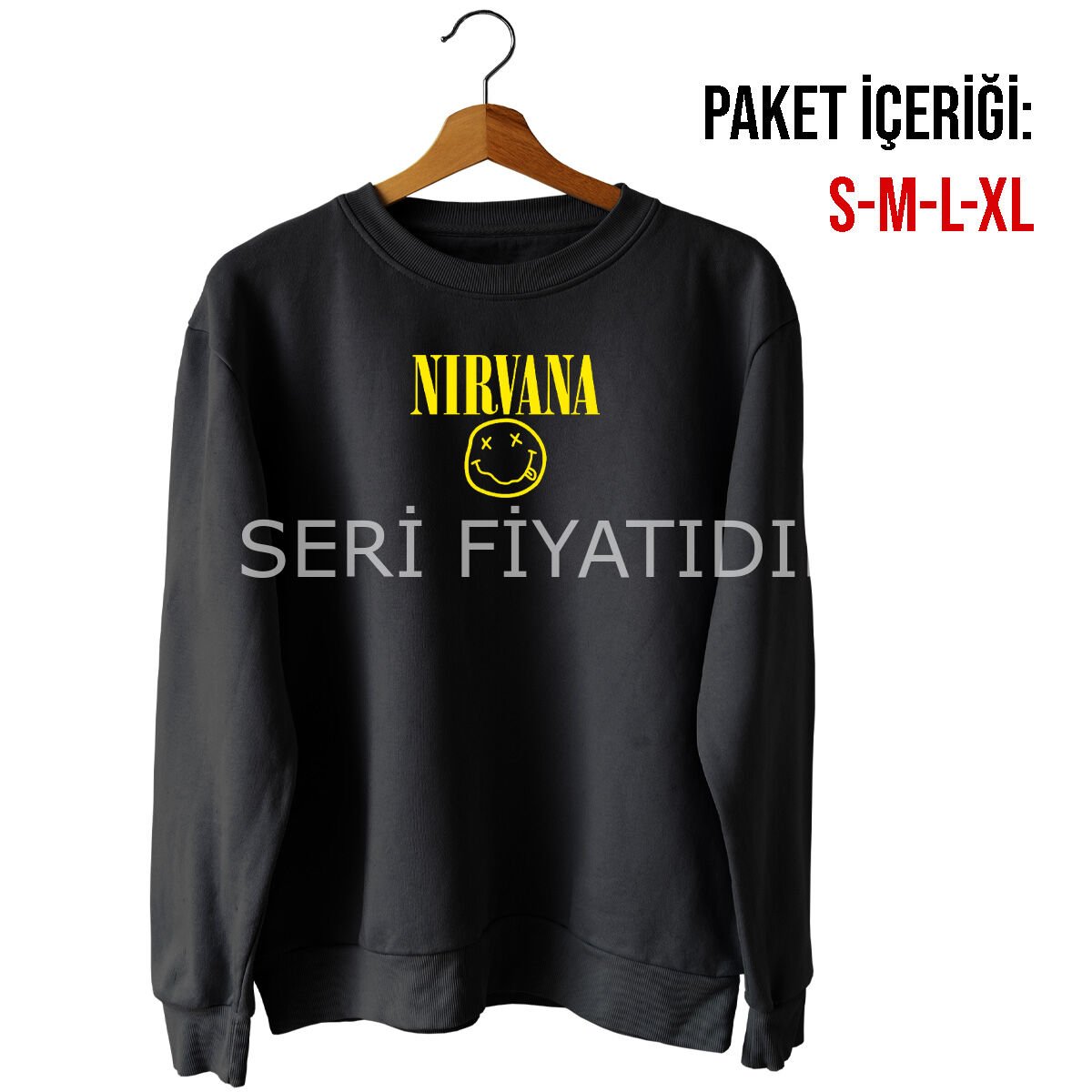 Nirvana Unısex Sweatshirt