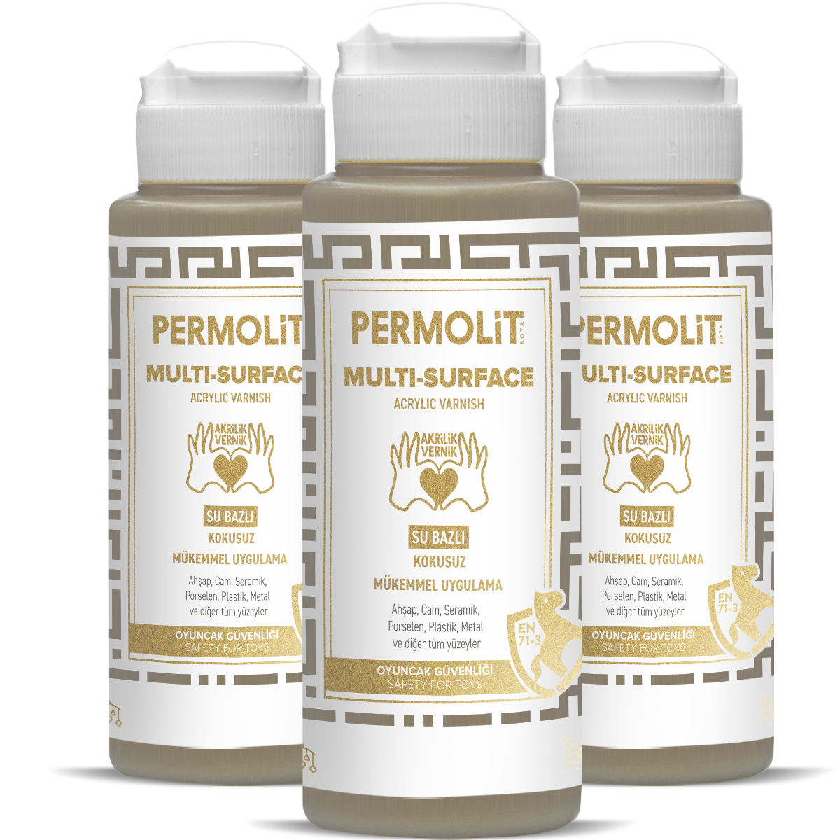 Permolit Multi-Surface Su Bazlı Akrilik Vernik 120 Ml.