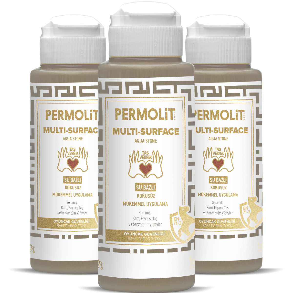 Permolit Multi-Surface Parlak Taş Vernik 120 Ml.