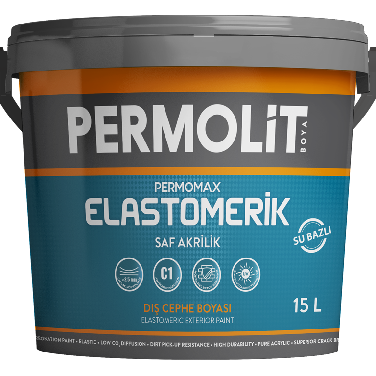 Permolit Permomax Elastomerik Dış Cephe Boyası - 15 LT