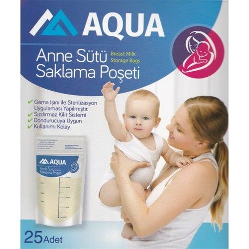 Aqua Anne Sütü Saklama Poşeti-25 li